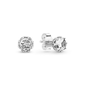 Clous d'Oreilles Couronne Scintillante Incolore