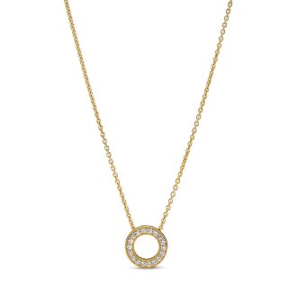 Collier Cercle Pavé Signature Pandora