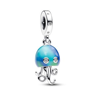 Charm Pendant Méduse Versicolore